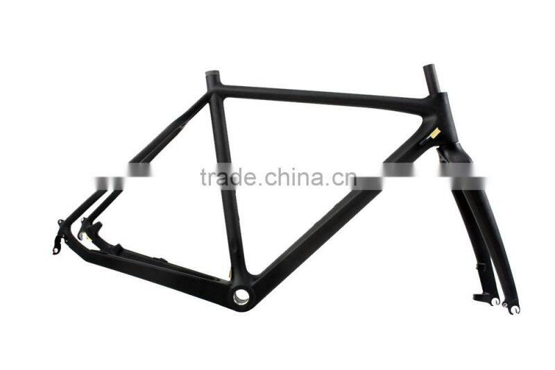 Toray T700 carbon fiber disc brake cyclo-cross bicycle CX frameset carbon DI2 Disc full carbon cyclocross frameset cyclocross