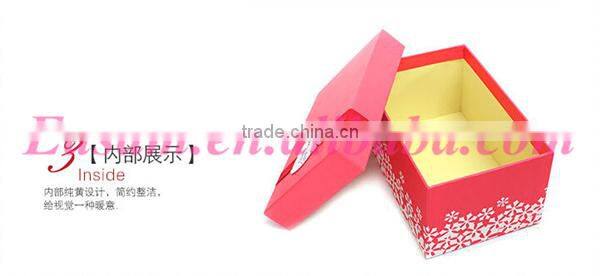 Wholesale gift box snowflake small square shape decorative christmas gift boxes