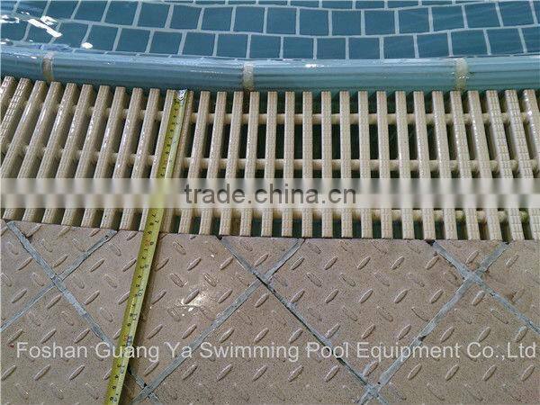 Plastic grille for swimming pool
