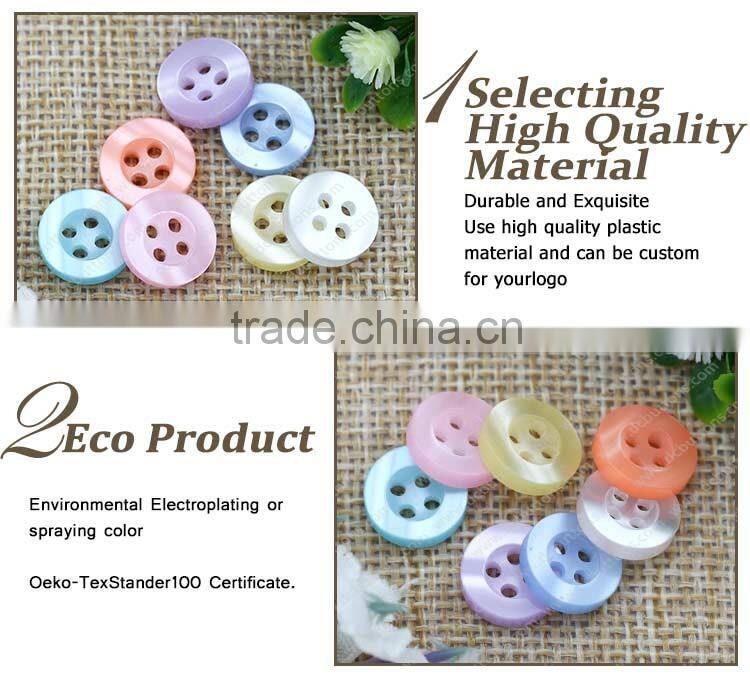 18L plastic button oeko button for baby clothing sweather