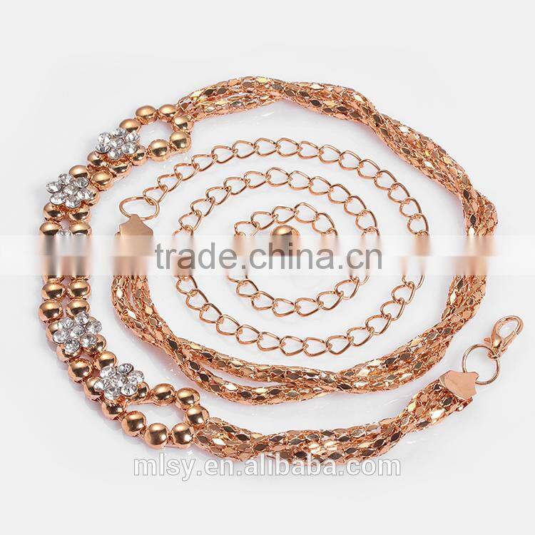 Ornamental Sweater chain for lady's shoe mild steel ornament bag clothing Brightness F1-80035