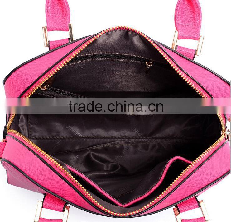 2pcs PU Leather Handbag Set Latest Styles Ladies Handbag