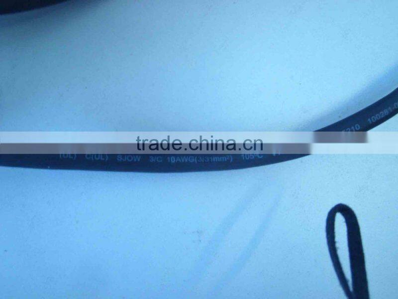 UL Approval rubber power cord SJOW SOOW