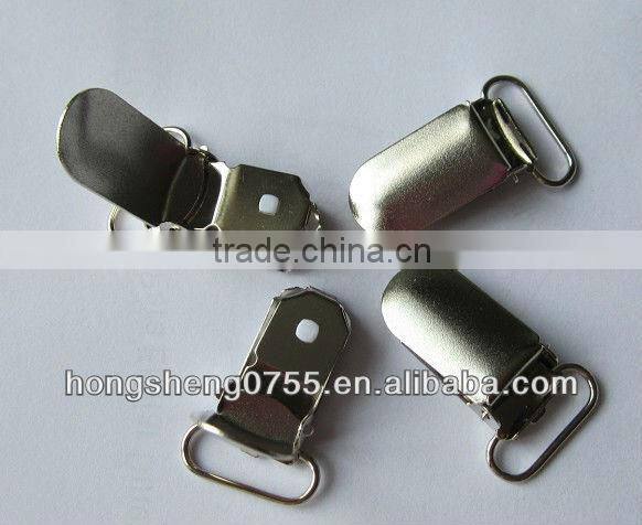 custom metal garment clip,fashion garment clip,garment suspender clip