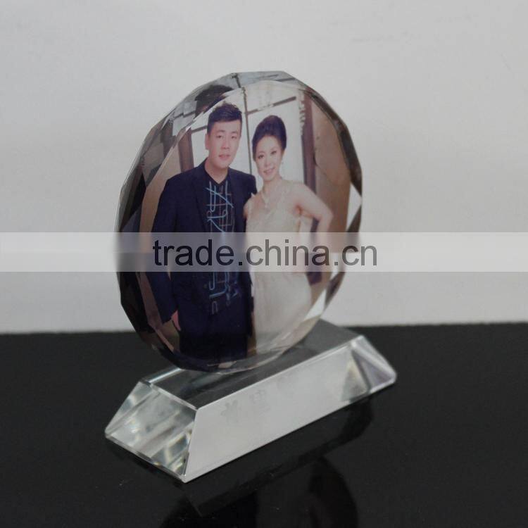 Cute crystal photo image souvenir gift for wedding merchandise