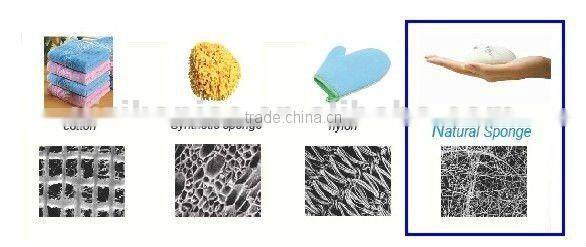 Amazing soft massage konjac sponge ,semi-round