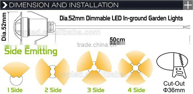 High Power 1.6W IP65 Outdoor LED Landscape Lights