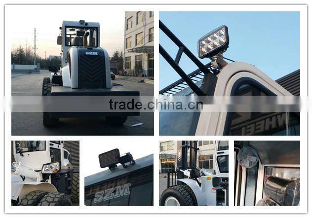 New Terrian Forklift SZM C6000 with 6000kg rated capacity with hydraulic transmission