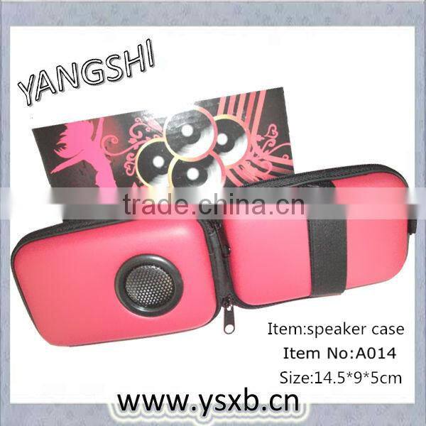 custom portable speaker flight case for all types of mp3/mp4/mobile phones