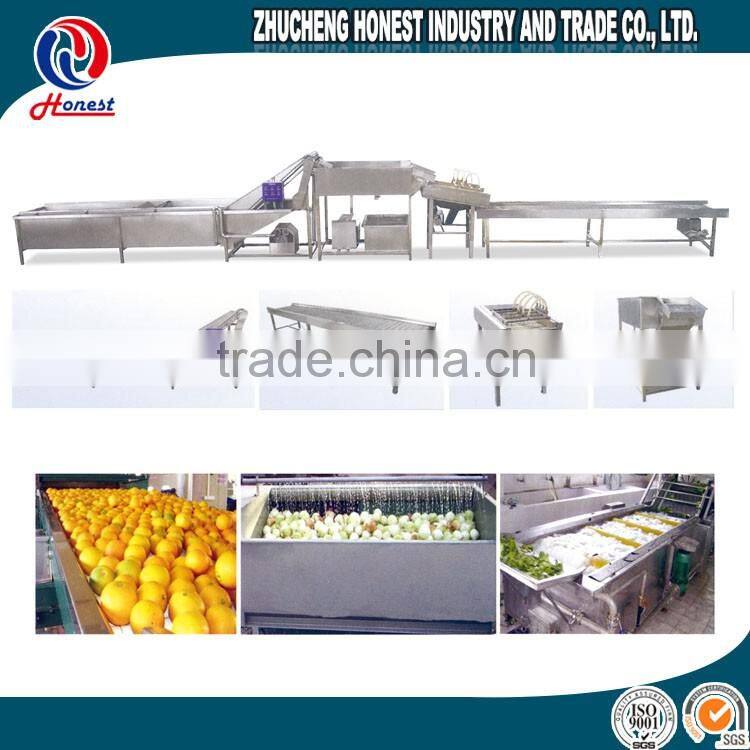 New designed fruit and vegetable processing machines