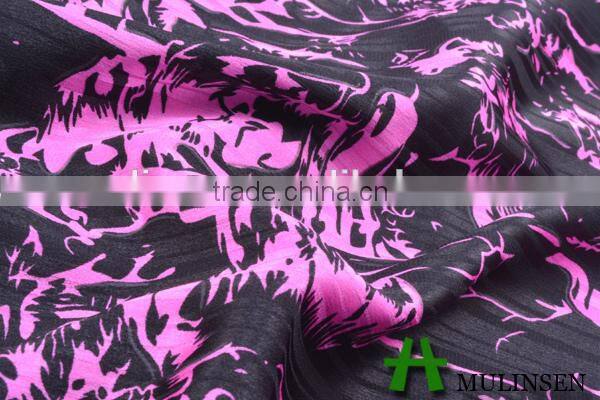 Shaoxing Mulinsen fabric manufacturer cheap satin with twist textile fabric design latest