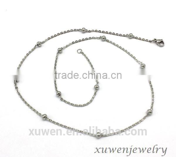 2.2mm o type italian standard stainless steel chain