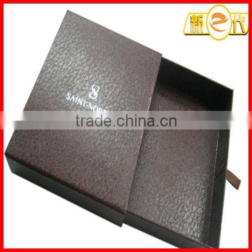 luxury elegant brown packing box for T-shirt design wholesale boxes