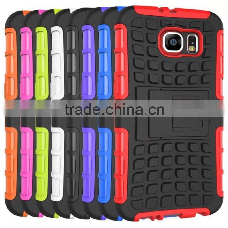 High Quality 2 in 1 PC + TPU Heavy Duty Shockproof Case Cover For Samsung S6