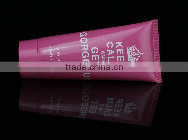 150ml round color plastic tube for cosmetic