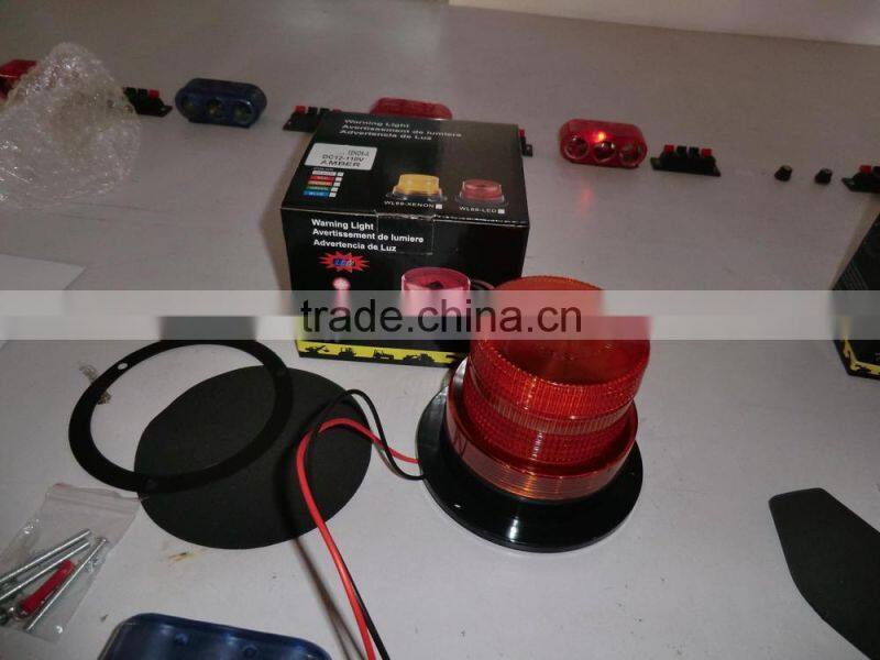 Forklift Warning Light,Warning Beacon,Beacon Light,Xenon StrobeFlash Beacon(SR-BL-602A-CP-Straight Tube W Cage Protector)12-110V