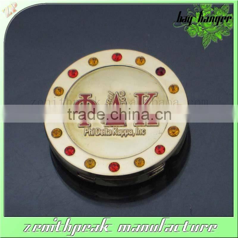 2016 Promotional metal heart shape bag hanger/heart shape bag holder/heart shape bag hook