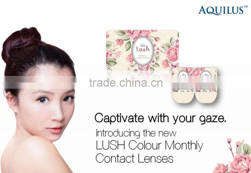 Lush illume monthly luxury cosmetic big eye colour contact lenses