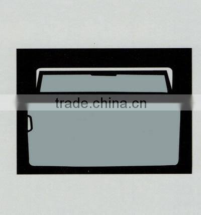 Bus emergency exit combined window glass