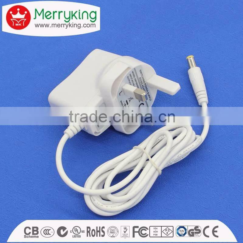 blister packing 12v 0.7a 0.6a 0.5a ac power supply with various specifications