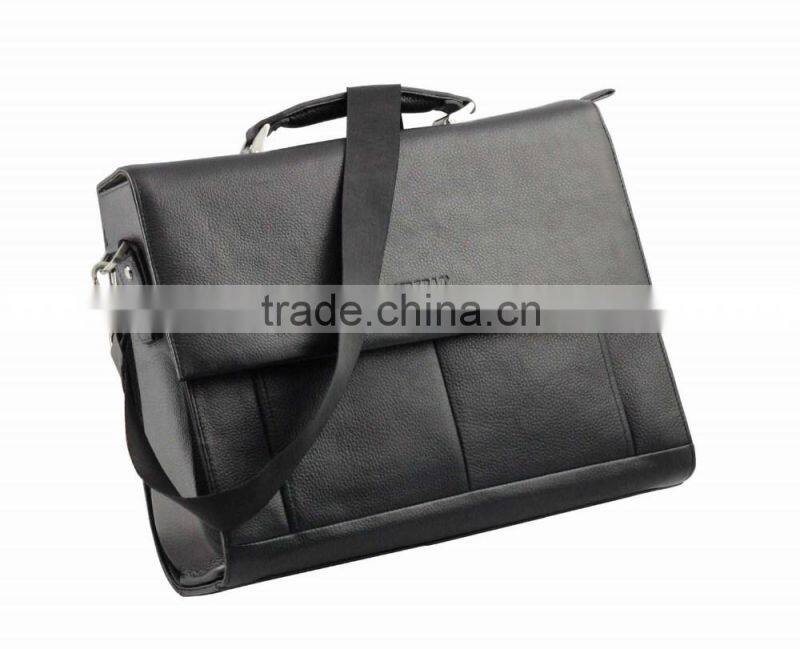 Top grade fashion men's briefcase,Genuine leather briefcase,Business briefcase,High quality briefcase with handles and one band