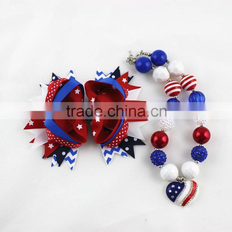 Character Inspired big ribbon hair bows with clips