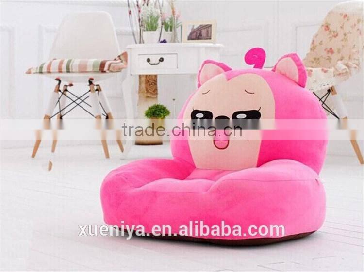 Custom Soft Cute Plush Baby Animal Sofa Chair