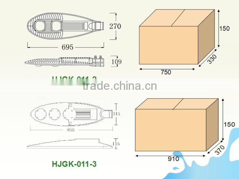 100W LED Street Light UL/DLC/TUV/GS/CE/RoHS/CB with High Efficiency