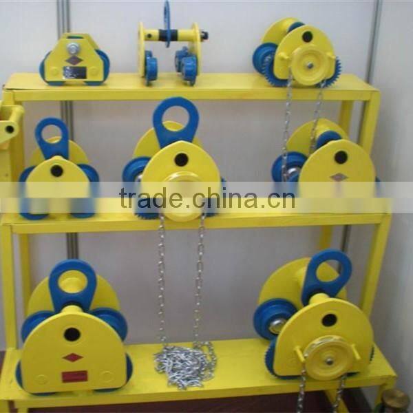 GCT series plain trolley, chain hoist trolley