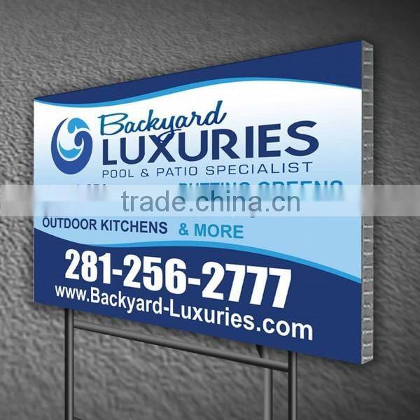 Polypropylene corflute safety sign,coroplast signage,pp corrugated plastic sign