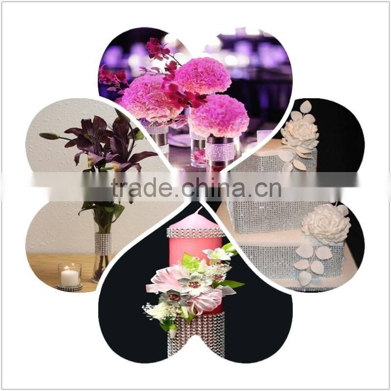 Diamond Mesh Wrap Roll Rhinestone Ribbon Wedding Cake Decor