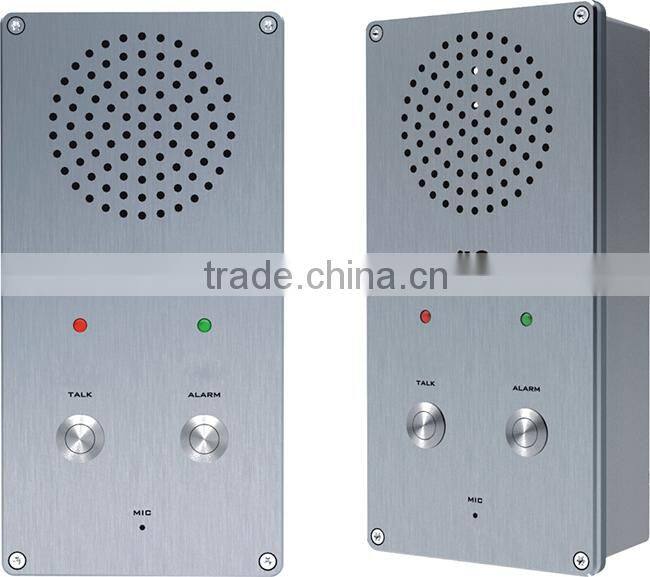 T-6703E Weatherproof Emergency Call ip based audio intercom system
