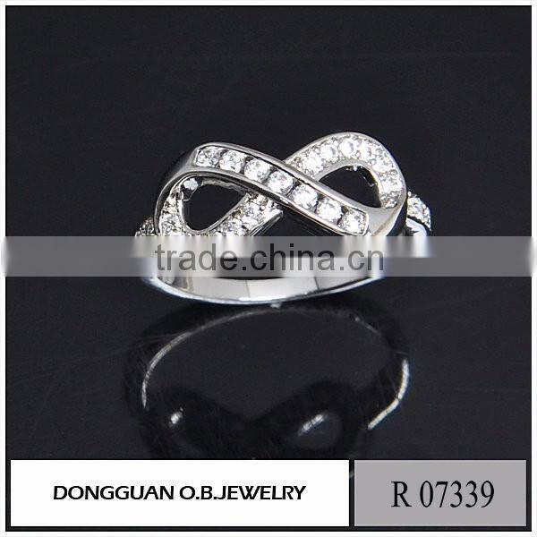wholesale diamond ring pave setting jewelry ring s925 sterling silver rings