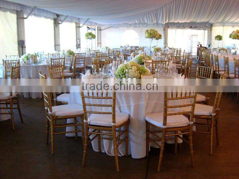 latest metal white wedding chair