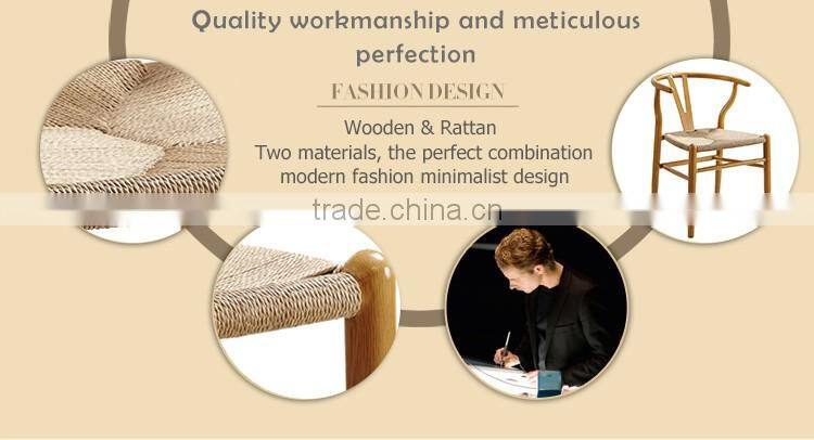Wholesale stackable wood design dining chair, wood chair straw seat