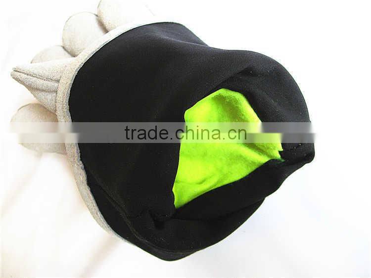 Long Argon Cow Split Leather Grade A/B Welding Gloves