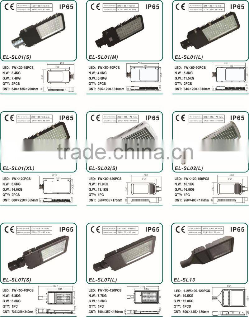 Everlite IP65 Aluminum Die Casting Outdoor LED Street light Housing 120W-150W