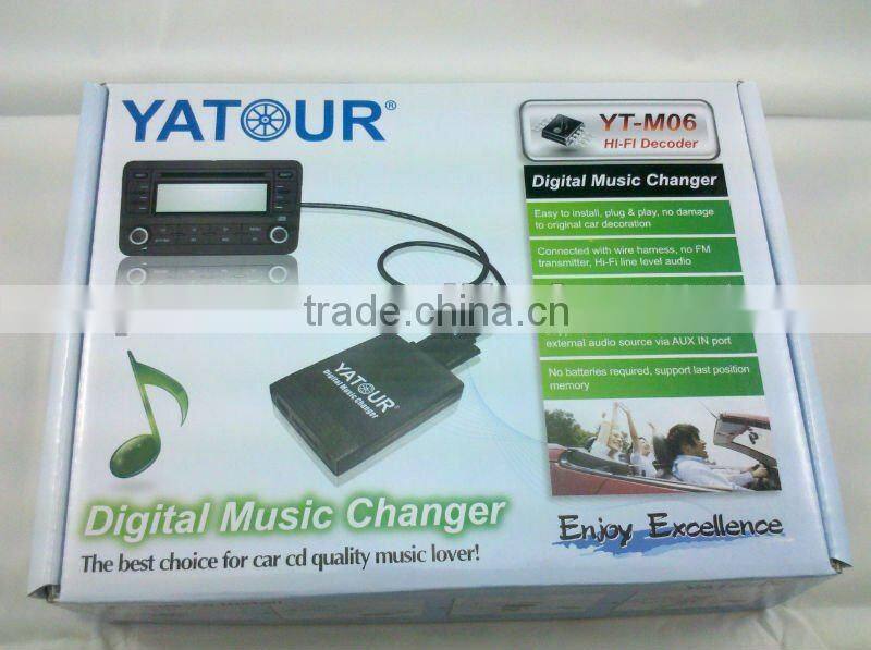 Yatour iphone/i-touch/ipod adapter for car stereo