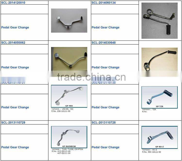 SCL-2012030514 hot selling motorcycle pedal gear change for RXZ135 motorcycle part