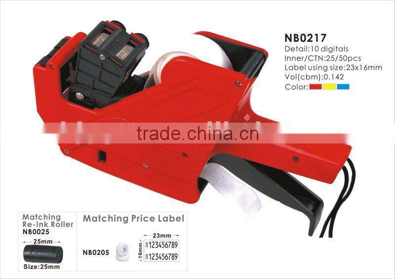 Hot Sale White/Neon Color Adhesive Roll Price Label