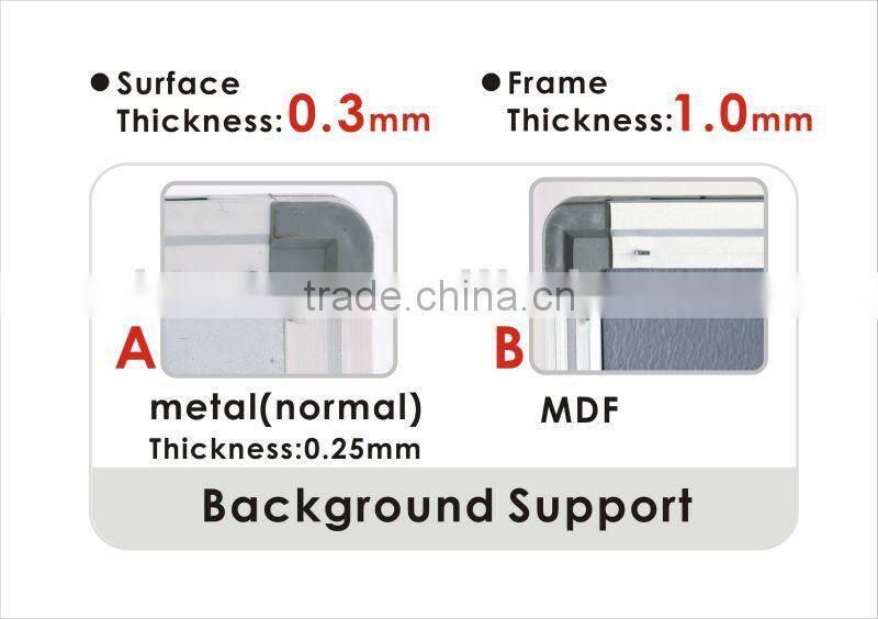 Aluminum Frame Magnetic White Board/bulletin board