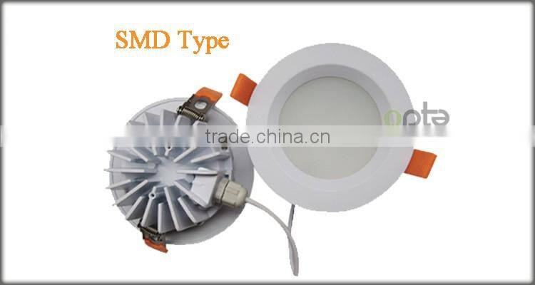 IP65 Waterproof Ceiling Light Recessed Led Downlight With Cut out 80mm 12W 9 Watt