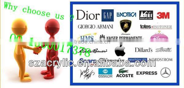 acrylic metal slide for printing calendar