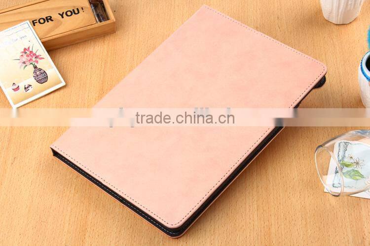 New arrival wallet leather case for ipad 6.for apple ipad air 2 case