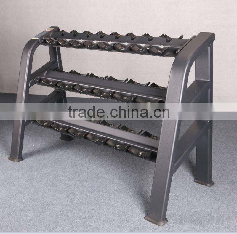 commercial use indoor gym equipment dumbell rack