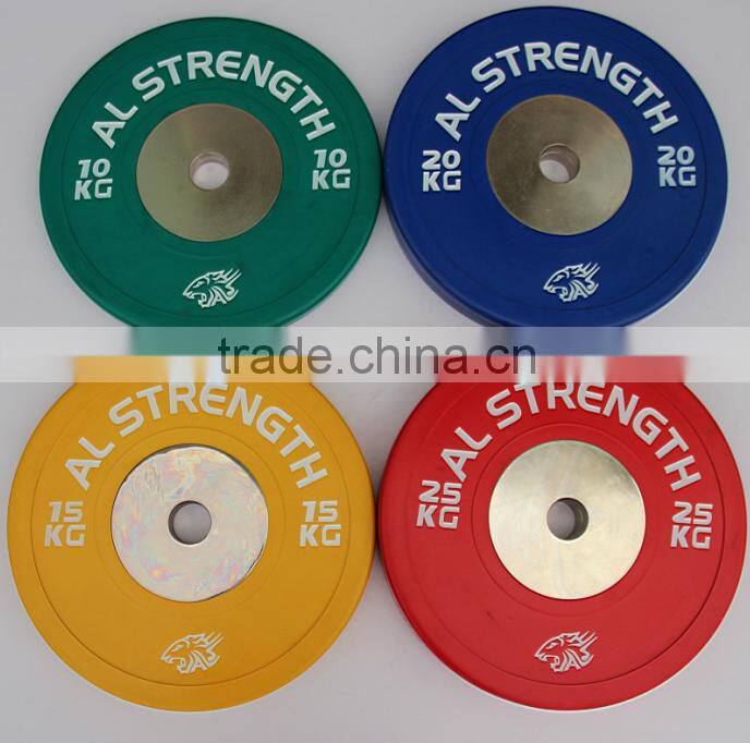 Best Sports Accessories Colorful Rubber Gym Weights Plates CRC-001