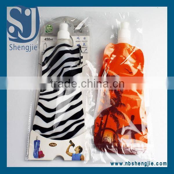 Trade Assurance folding water bottle/drink bottle/water bag canteen/water bag canteen