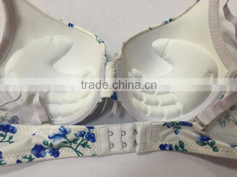 Comfortable Choice: Classical Sexyt Floral Pattern Extreme Push UP Padded Bra