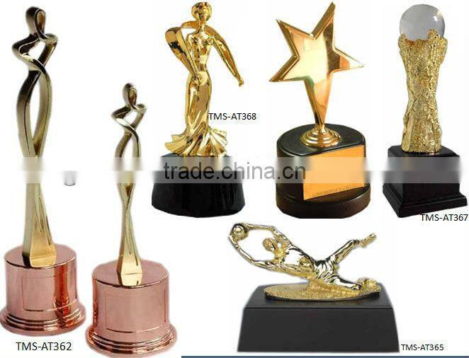 custom resin soccer trophy