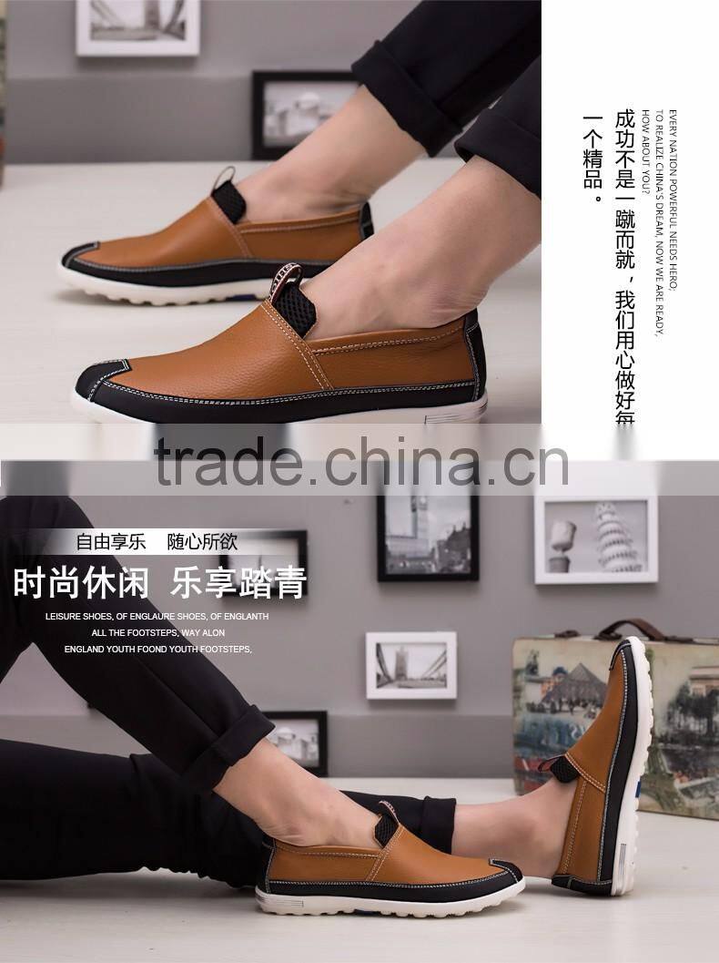 Genuine Leather Alibaba Men Shoes Casual High-Quality Breathable Shoes